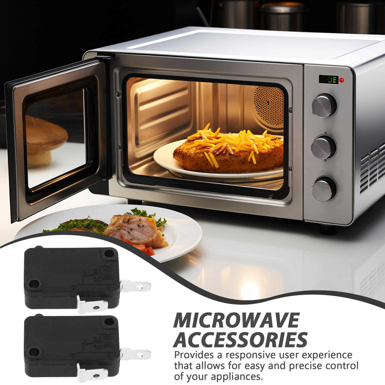 Home Appliances - 2 micro-interrupteurs à 2 broches, normalement