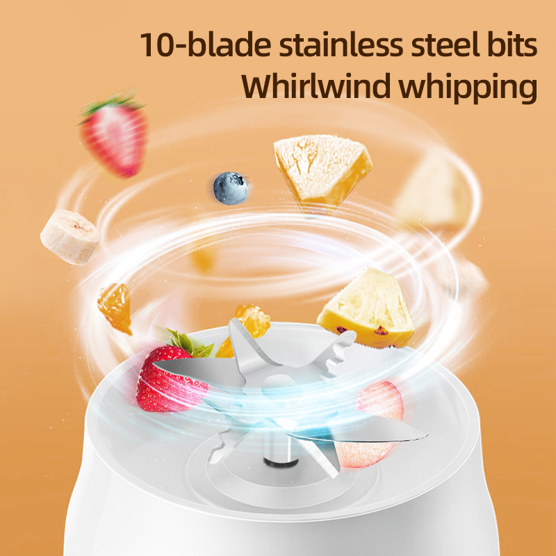 Blender portable 450 ml, 10 la - Portable Blender Usb Rechargeable avis et prix