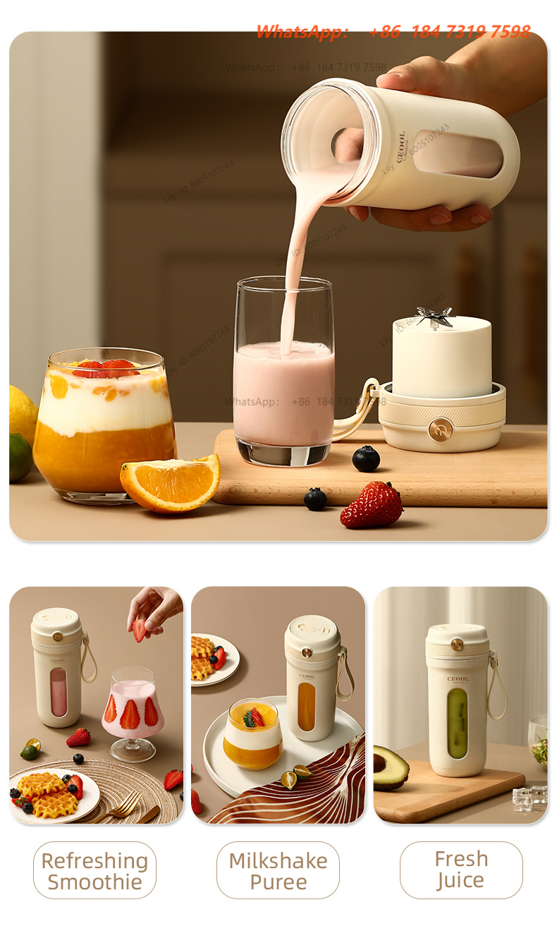 Blender portable, machine à ju - Portable Blender Usb Rechargeable avis et prix