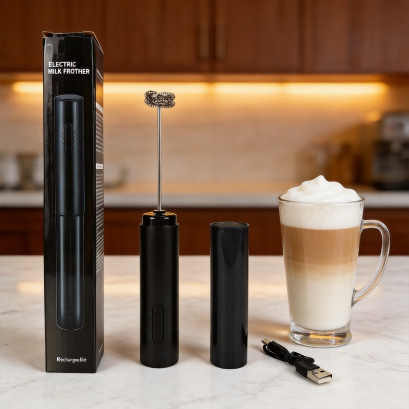 Mousseur à lait électrique por - Electric Milk Frother Handheld avis et prix
